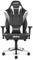 Кресло AKRACING MAX black/white (AK-MAX-WHITE)