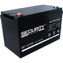 Аккумуляторная батарея SECURITY FORCE 12 В, 100 Ач (SF 12100)