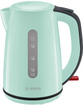 Чайник электрический BOSCH 1.7л. 2200Вт бирюзовый (корпус: пластик) (TWK7502)