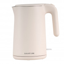 Чайник электрический GALAXY LINE GL 0327 1.5л. 1800Вт пудровый (корпус: нержавеющая сталь) (ГЛ0327ЛП)