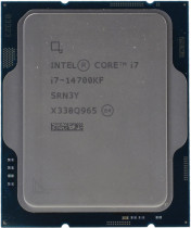 Процессор INTEL Socket 1700, Core i7 - 14700KF, 20-ядерный, 3400 МГц, Turbo: 5600 МГц, Raptor Lake, Кэш L2 - 28 Мб, L3 - 33 Мб, 10 нм, 125 Вт, OEM (CM8071504820722)