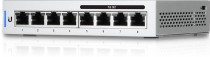 Коммутатор UBIQUITI UniFi Switch 8 60W PoE 8х Gigabit RJ45, 4x PoE 802.3af + 4 non-PoE (US-8-60W-EU)