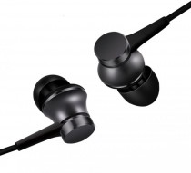 Гарнитура XIAOMI проводные наушники с микрофоном, затычки, mini jack 3.5 мм, 20-20000 Гц, импеданс: 32 Ом, Piston Basic Edition Matte Black, чёрный (ZBW4354TY)