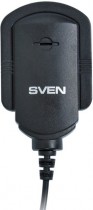 Микрофон SVEN петличный, электретный, всенаправленный, jack 3.5 мм, MK-150 (SV-0430150)