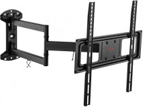 Кронштейн для телевизора ARM MEDIA LCD-415 черный настенный, наклонно-поворотный, VESA до 600x400, до 35 кг (Arm Media 10194)