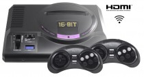 Игровая консоль SEGA Retro Genesis HD Ultra + 150 игр (2 беспроводных 2.4ГГц джойстика, HDMI кабель) (ConSkDn70)