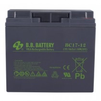 Аккумуляторная батарея B.B. BATTERY ёмкость 17 Ач, напряжение 12 В, BC 17-12 (BC 17-12 12V 17Ah)
