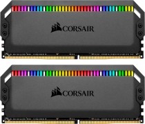 Комплект памяти CORSAIR 16 Гб, 2 модуля DDR-4, 28800 Мб/с, CL18-19-19-39, 1.35 В, радиатор, подсветка, 3600MHz, Dominator Platinum RGB, 2x8Gb KIT (CMT16GX4M2C3600C18)