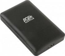Внешний корпус AGESTAR для HDD/SSD 3UBCP3 SATA пластик черный 2.5