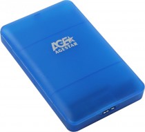 Внешний корпус AGESTAR для HDD/SSD 3UBCP3 SATA пластик синий 2.5