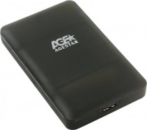 Внешний корпус AGESTAR для HDD/SSD 31UBCP3 SATA пластик черный 2.5