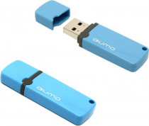 Флеш диск QUMO 8 Гб, USB 2.0, Optiva 02 Blue (QM8GUD-OP2-blue)