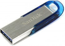 Флеш диск SANDISK 128 Гб, USB 3.0, защита паролем, Ultra Flair Tropical Blue Color (SDCZ73-128G-G46B)