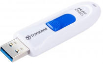 Флеш диск TRANSCEND 128 Гб, USB 3.0, выдвижной разъем, JetFlash 790 White (TS128GJF790W)