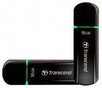 Флеш диск TRANSCEND 16 Гб, USB 2.0, защита паролем, сжатие данных, JetFlash 600 (TS16GJF600)