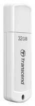 Флеш диск TRANSCEND 32 Гб, USB 2.0, JetFlash 370 White (TS32GJF370)