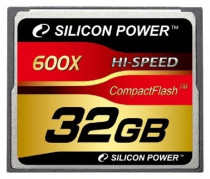 Карта памяти SILICON POWER 32 Гб, Compact Flash, 600 x (SP032GBCFC600V10)