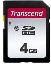 Карта памяти TRANSCEND 4 Гб, SDHC, Secure Digital HC (TS4GSDC300S)