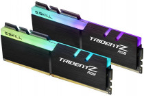 Комплект памяти G.SKILL 32 Гб, 2 модуля DDR4, 28800 Мб/с, CL18-22-22-42, 1.35 В, радиатор, подсветка, 3600MHz, Trident Z RGB, 2x16Gb KIT (F4-3600C18D-32GTZR)