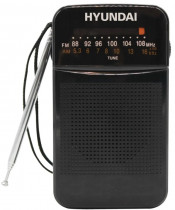 Радиоприемник HYUNDAI портативный, чёрный (H-PSR110)
