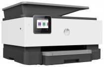 МФУ HP струйный, цветная печать, A4, двусторонняя печать, печать фотографий, планшетный/протяжный сканер, ЖК панель, Ethernet, Wi-Fi, AirPrint, OfficeJet Pro 9010 (3UK83B)