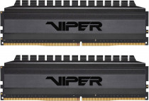 Комплект памяти PATRIOT MEMORY 8 Гб, 2 модуля DDR4, 24000 Мб/с, CL16-18-18-36, 1.35 В, радиатор, 3000MHz, Viper 4 Blackout, 2x4Gb KIT (PVB48G300C6K)