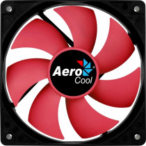 Вентилятор для корпуса AEROCOOL 120 мм, 500-1500 об/мин, 8.3-24.8 CFM, 18.2-27.5 дБ, 4-pin PWM (Force 12 PWM Red)