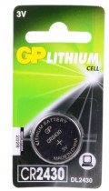 Батарейка GP 10/600 (1 шт. в уп-ке) 4891199003738 (GP CR2430-2C1)