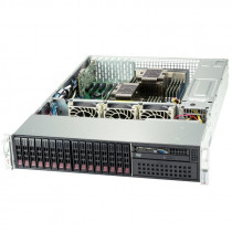 Серверная платформа SUPERMICRO 2U, 2 x LGA3647, Intel C621, 16 x DDR4, 16 x 2.5