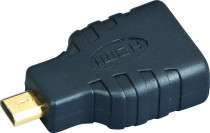 Переходник GEMBIRD HDMI-microHDMI 19F/19M, золотые разъемы, пакет (A-HDMI-FD)