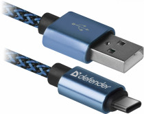 Кабель DEFENDER USB2.0 TO TYPE-C 1M BLUE USB09-03T (87817)
