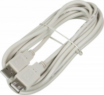 Удлинитель BURO USB A(m) USB A(f) 3м (USB2.0-AM/AF-3)