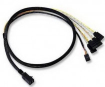 Кабель ACD -SFF8643-SATASB-10M, INT SFF8643-to-4*SATA+SB ( HDmSAS -to- 4*SATA+SideBand internal cable) 100cm (LSI00411, 2279800-R) (6705050-100) (ACD-SFF8643-SATASB-10M)