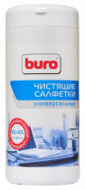 Салфетки BURO универсальные, туба, 65шт влажных + 65шт сухих (BU-Tmix)