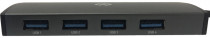 USB хаб DIGMA USB-C 4порт. серый (HUB-4U3.0-UC-G)