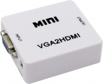 Конвертер GREENCONNECT Мультимедиа VGA to HDMI серия Greenline (GL-v122)