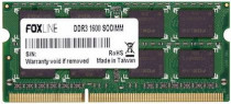 Память FOXLINE 4 Гб, DDR3, 12800 Мб/с, CL11, 1.35 В, 1600MHz, SO-DIMM (FL1600D3S11SL-4G)