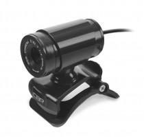 Веб камера CBR 640х480, USB 2.0, 0.3 млн пикс., ручная фокусировка, встроенный микрофон, автоматический баланс белого (CW 830M Black)