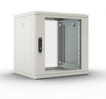 Шкаф настенный ЦМО 15U 600x520мм пер.дв.стекл съемные бок.пан. 50кг серый (ШРН-М-15.500)