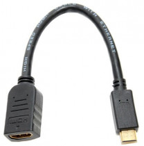 Переходник 5BITES HDMI F - mini HDMI M 1.4B, зол.разъемы (BC-HDC2A1)