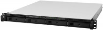 Сетевое хранилище (NAS) SYNOLOGY сетевой накопитель, стоечный, 4 гигабитных LAN-порта, 4 места для HDD, форм-фактор 2.5