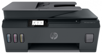 МФУ HP струйный, цветная печать, A4, печать фотографий, планшетный/протяжный сканер, ЖК панель, Wi-Fi, AirPrint, Bluetooth, Smart Tank 530 (4SB24A)