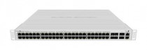 Коммутатор MIKROTIK управляемый, 48 портов Ethernet 1 Гбит/с, 4 uplink/стек/SFP (до 10 Гбит/с), 2 порта QSFP+ (40 Гбит/с), поддержка PoE/PoE+, установка в стойку (CRS354-48P-4S+2Q+RM)