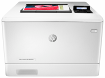 Принтер HP лазерный, цветная печать, A4, двусторонняя печать, ЖК панель, сетевой Ethernet, AirPrint, LaserJet Pro M454dn (W1Y44A)