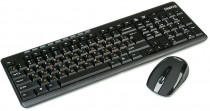 Клавиатура + мышь DIALOG беспроводные, радиоканал, 1600 dpi, цифровой блок, USB, чёрный (KMROP-4020U)