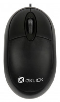 Мышь OKLICK проводная, оптическая, 800 dpi, USB, Оклик 105S, чёрный (105S Black)