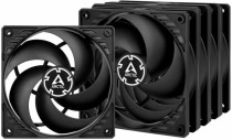 Комплект вентиляторов ARCTIC COOLING 5 шт, 120x120x25 мм, 1800 об/мин, 56 CFM, 22 дБ, 3 pin, P12 Black Value pack (ACFAN00135A)