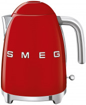 Чайник электрический SMEG 1.7л. 2400Вт, скрытый нагревательный элемент, нержавеющая сталь, красный (KLF03RDEU)