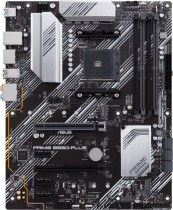 Материнская плата ASUS Socket AM4, AMD B550, 4xDDR4, PCI-E 4.0, 4xUSB 3.2 Gen1, USB 3.2 Gen2, USB 3.2 Gen2 Type-C, HDMI, DisplayPort, подсветка, ATX (PRIME B550-PLUS)