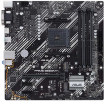 Материнская плата ASUS Socket AM4, AMD B550, 4xDDR4, PCI-E 4.0, 4xUSB 3.2 Gen1, 2xUSB 3.2 Gen2, VGA, DVI, HDMI, mATX (PRIME B550M-K)
